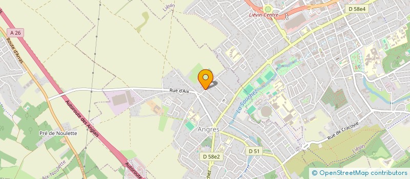 localisation de l'entreprise LAURANGE à ANGRES