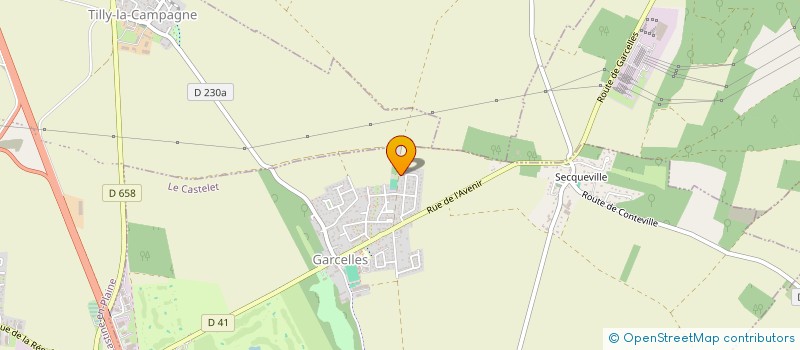 localisation de l'entreprise LAURANGEL  LE CASTELET