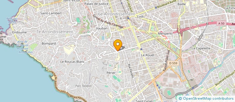 localisation de l'entreprise LAURANNE à MARSEILLE
