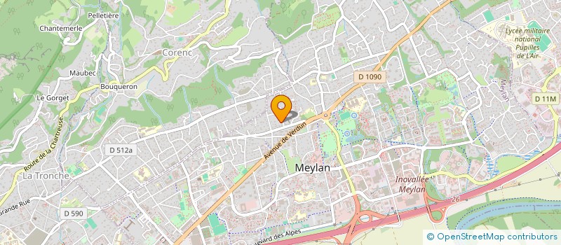 localisation de l'entreprise LAURANNE  MEYLAN
