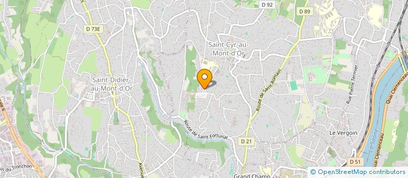 localisation de l'entreprise LAURAS INVEST  SAINT-CYR-AU-MONT-D'OR