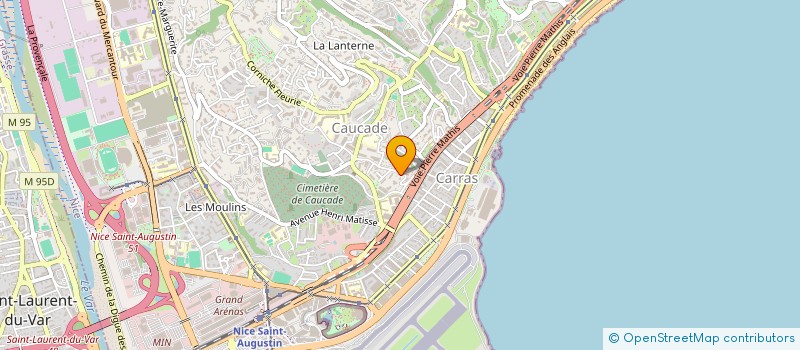 localisation de l'entreprise LAURAUNO à NICE