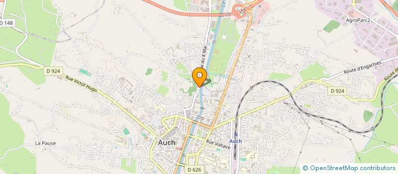 localisation de l'entreprise LAURCA  AUCH