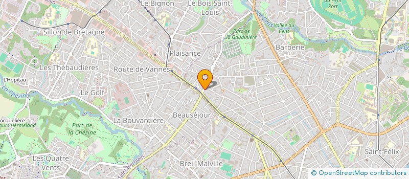 localisation de l'entreprise LAURCATS à NANTES