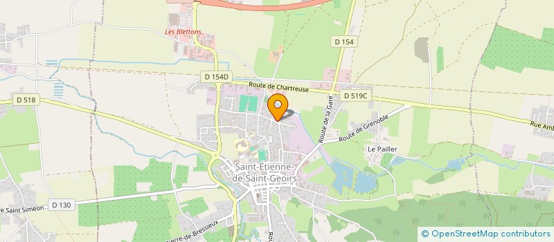 localisation de l'entreprise LAURCED  SAINT-ETIENNE-DE-SAINT-GEOIRS