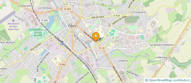 localisation de l'entreprise LAURCIA à FLERS