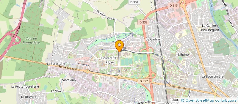 localisation de l'entreprise LAURE  LE MANS