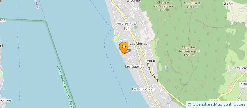 localisation de l'entreprise LAURE  VEYRIER-DU-LAC