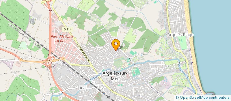 localisation de l'entreprise LAURE à ARGELES-SUR-MER