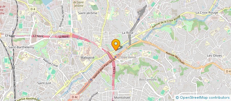 localisation de l'entreprise LAURE à MARSEILLE