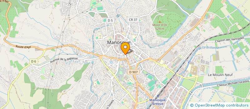 localisation de l'entreprise LAURE à MANOSQUE