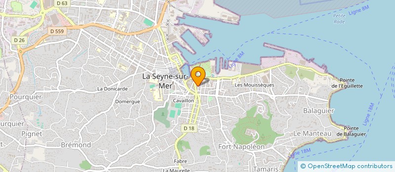 localisation de l'entreprise LAURE à LA SEYNE-SUR-MER