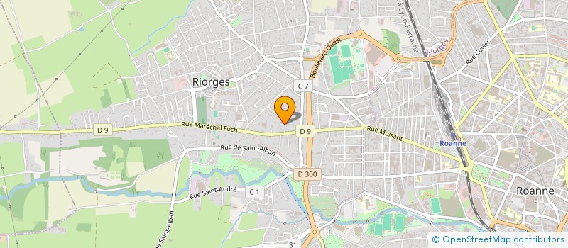 localisation de l'entreprise LAURE à RIORGES