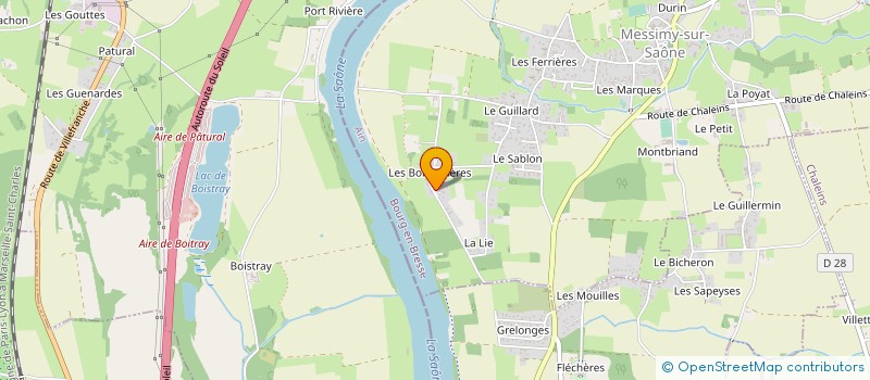 localisation de l'entreprise LAURE à MESSIMY-SUR-SAONE