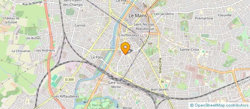 localisation de l'entreprise LAURE A  LE MANS