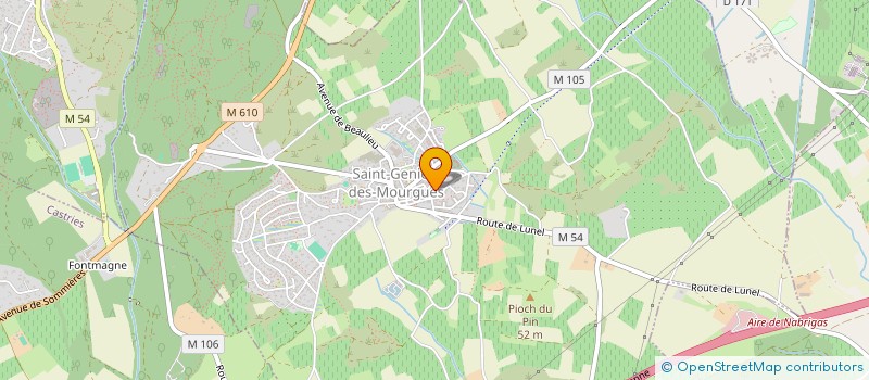 localisation de l'entreprise LAURE AMBLARD ARCHITECTURE ET DESIGN  SAINT-GENIES-DES-MOURGUES