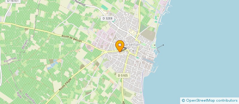 localisation de l'entreprise LAURE B à MARSEILLAN