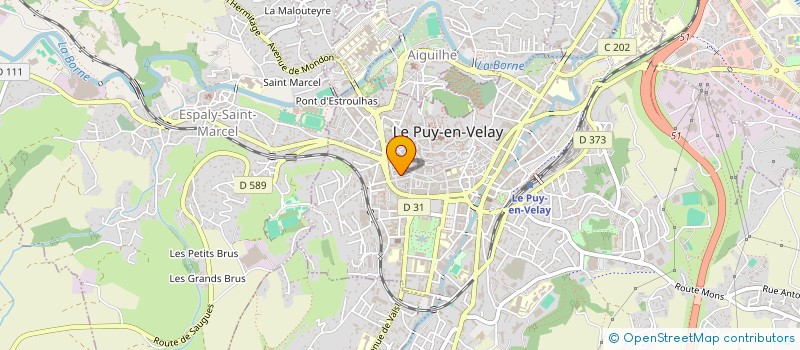 localisation de l'entreprise LAURE COIFFURE  LE PUY-EN-VELAY