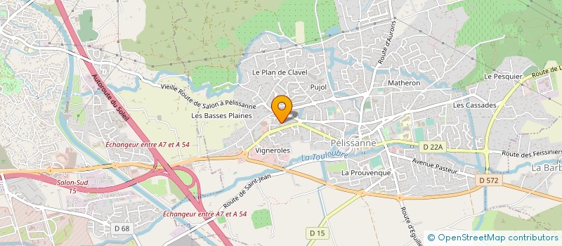 localisation de l'entreprise LAURE CORDIER ARCHITECTE  PELISSANNE