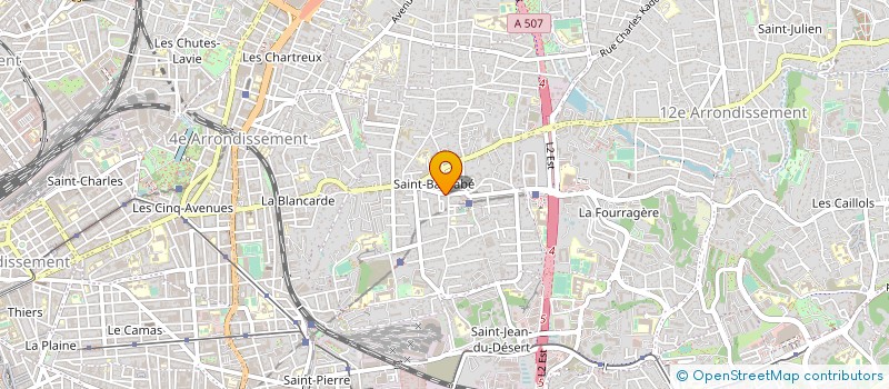 localisation de l'entreprise LAURE ET DELMAR à MARSEILLE