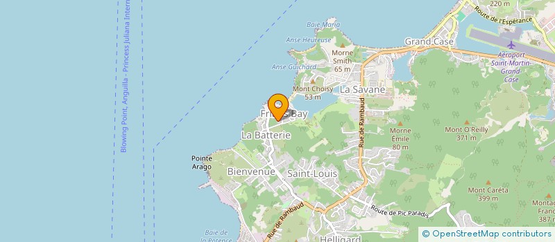 localisation de l'entreprise LAURE IMMO  SAINT MARTIN