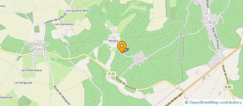 localisation de l'entreprise LAURE JOLIVET  CREZANCY-EN-SANCERRE