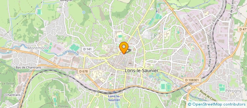 localisation de l'entreprise LAURE LUGAND à LONS-LE-SAUNIER