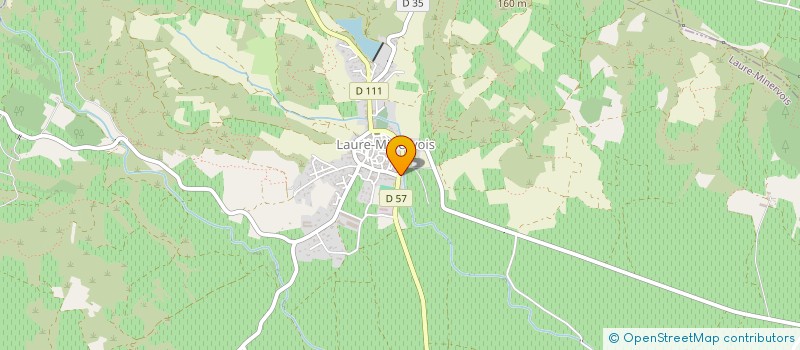 localisation de l'entreprise LAURE MINERVOIS MOTO CLUB  LAURE-MINERVOIS