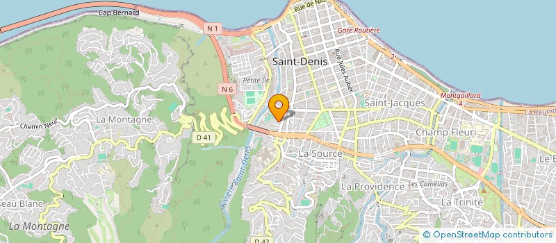 localisation de l'entreprise LAURE NAVARRO à SAINT-DENIS