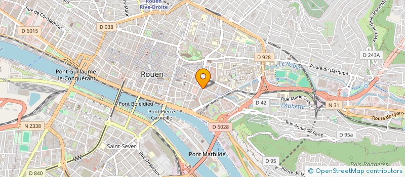 localisation de l'entreprise LAURE ROMAN à ROUEN