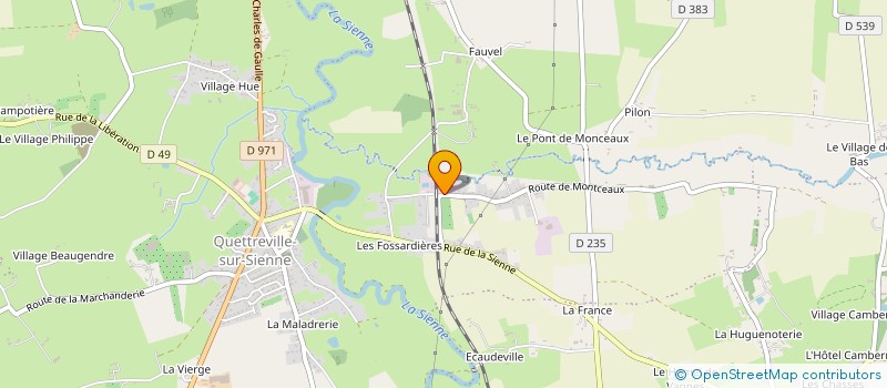 localisation de l'entreprise LAURE SOURDIN  QUETTREVILLE-SUR-SIENNE