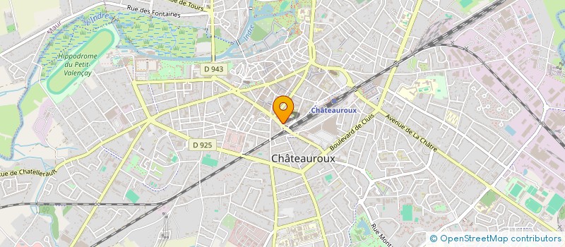 localisation de l'entreprise LAUREA à CHATEAUROUX