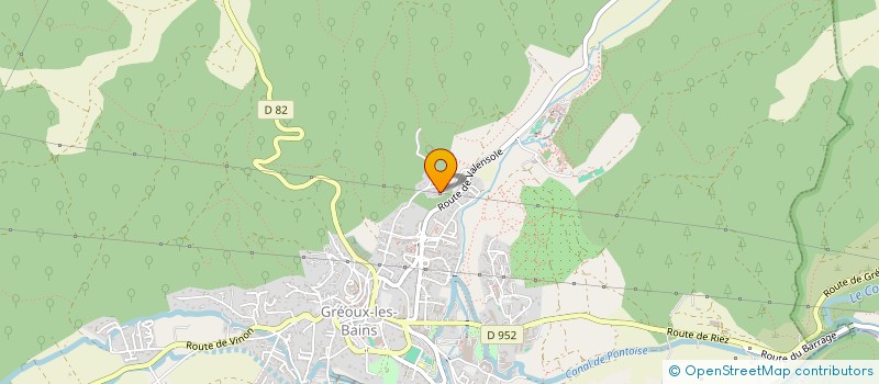 localisation de l'entreprise LAUREA HOLDING  GREOUX-LES-BAINS