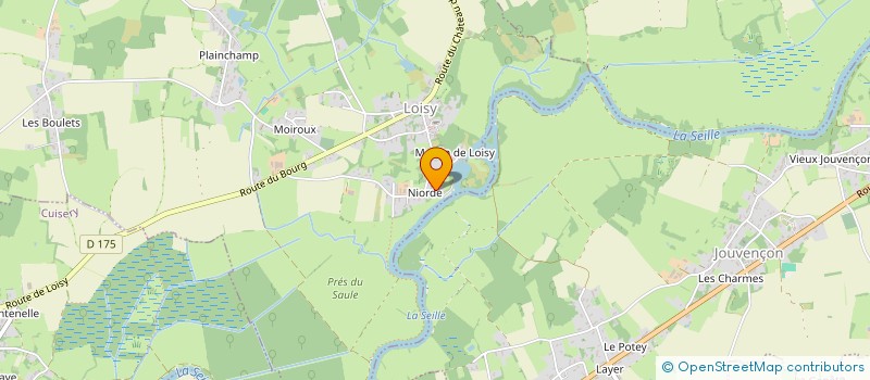 localisation de l'entreprise LAUREALYS  LOISY