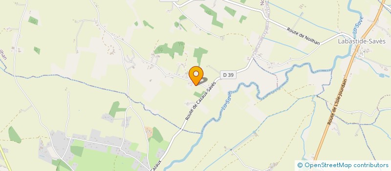 localisation de l'entreprise LAUREAM  LABASTIDE-SAVES