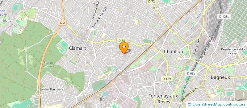 localisation de l'entreprise LAUREAN'EAU à CLAMART