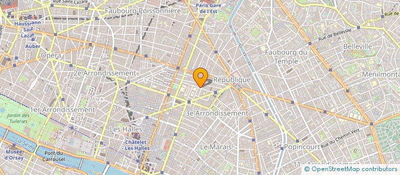 localisation de l'entreprise LAUREAT à PARIS