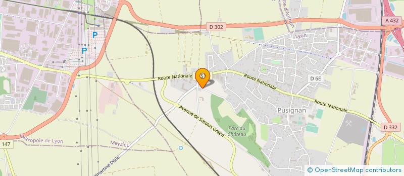 localisation de l'entreprise LAUREAT  PUSIGNAN