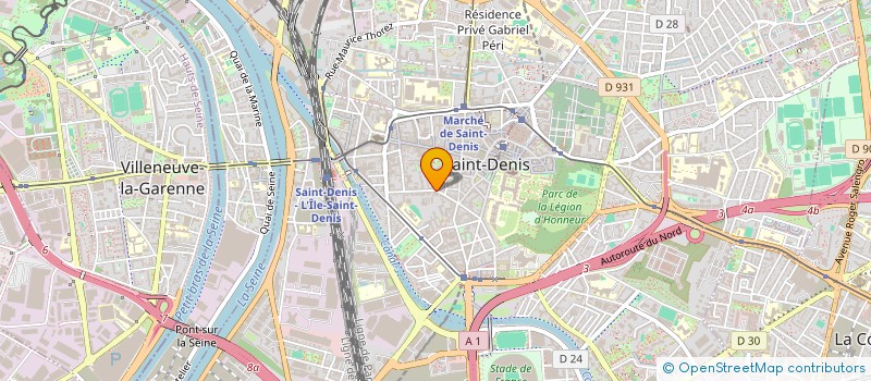 localisation de l'entreprise LAUREAT ACADEMY à SAINT-DENIS