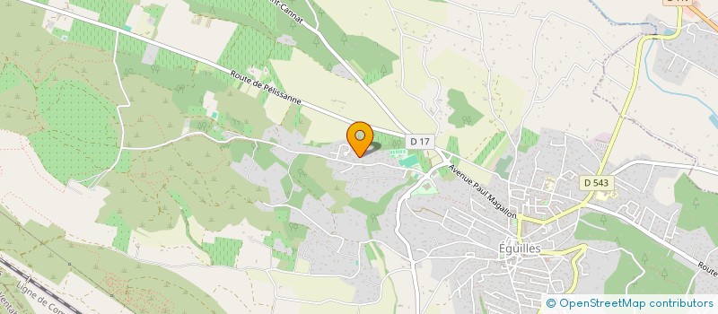 localisation de l'entreprise LAURECIA à EGUILLES