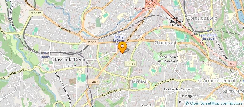 localisation de l'entreprise LAURECLAU  TASSIN-LA-DEMI-LUNE