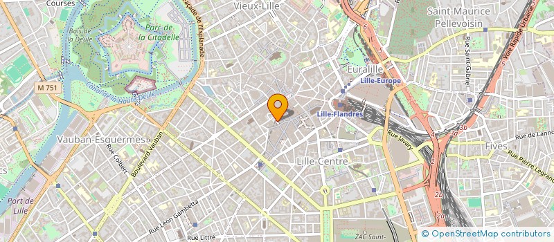 localisation de l'entreprise LAURECOM à LILLE