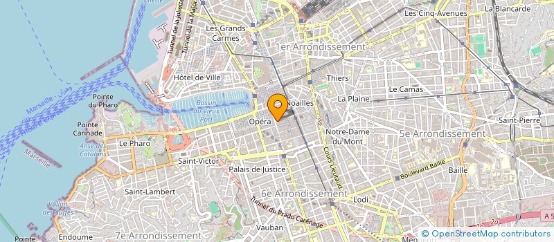 localisation de l'entreprise LAUREEN à MARSEILLE