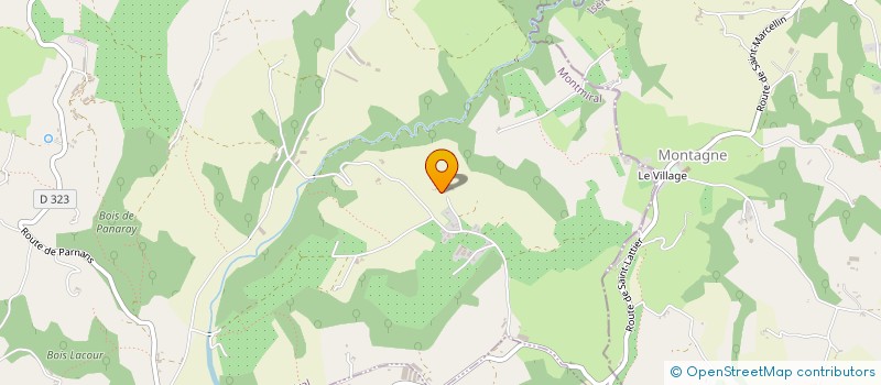 localisation de l'entreprise LAUREEN NATUROPATHE  MONTMIRAL