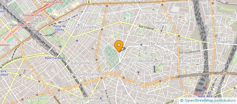 localisation de l'entreprise LAUREGE SARL à PARIS