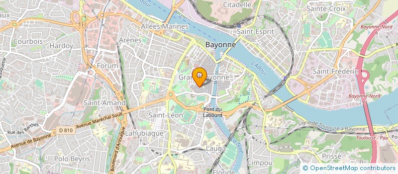 localisation de l'entreprise LAUREKI à BAYONNE