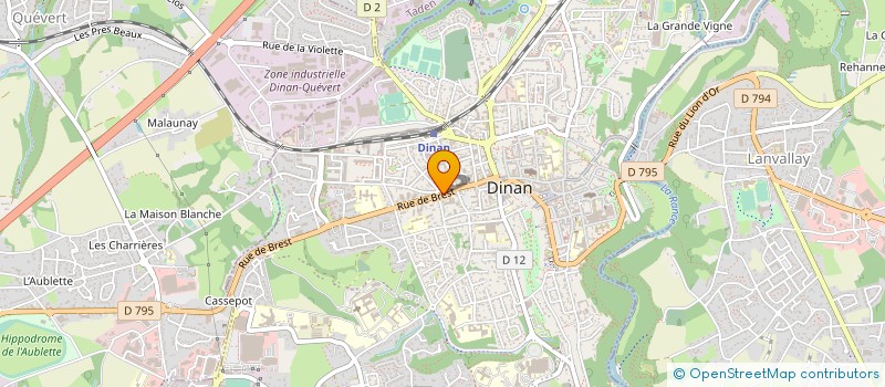 localisation de l'entreprise LAUREL IMMO à DINAN