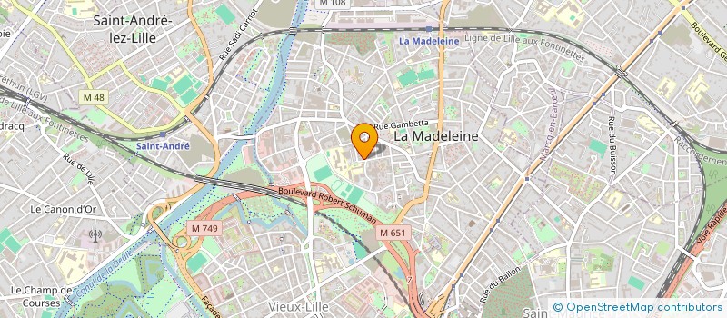 localisation de l'entreprise LAURELEE CONSULTING à LA MADELEINE
