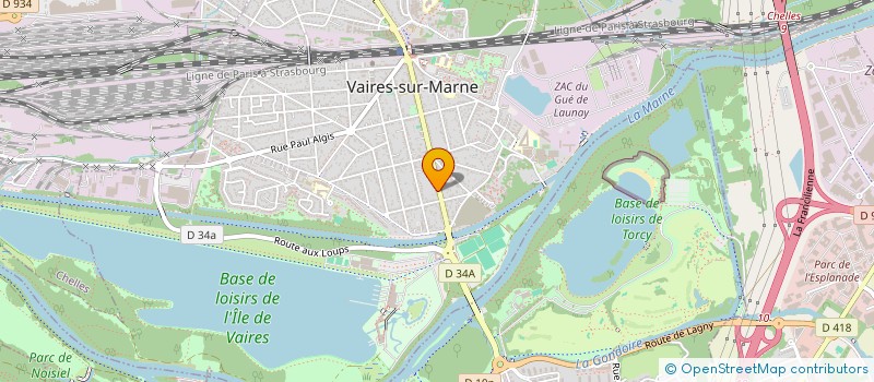 localisation de l'entreprise LAURELIE  VAIRES-SUR-MARNE