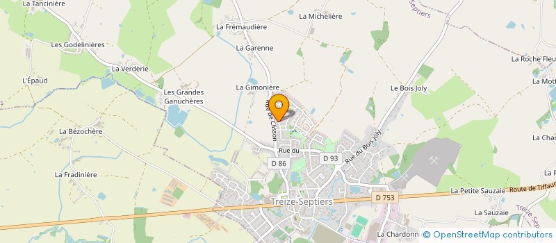 localisation de l'entreprise LAURELIO à TREIZE-SEPTIERS